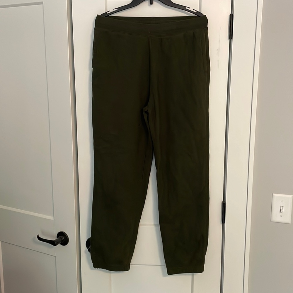 Lands’ End Mens Medium Serious Sweats Sweatpants, Green